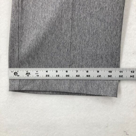 Apt. 9 Tummy Control Pants Women's 16 Gray Stretch Curvy Trouser Leg Mid Rise - Picture 12 of 15